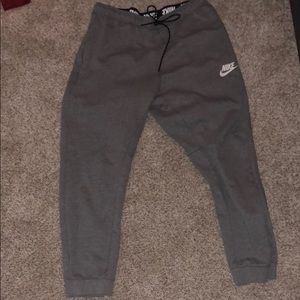 Nike Grey Joggers (Large)